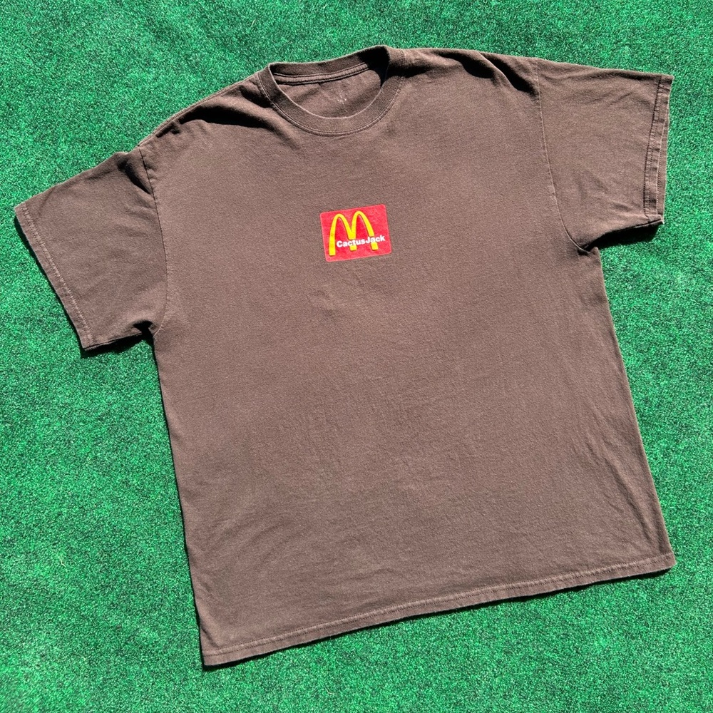 Travis Scott cactus Jack McDonald’s collab T shirt